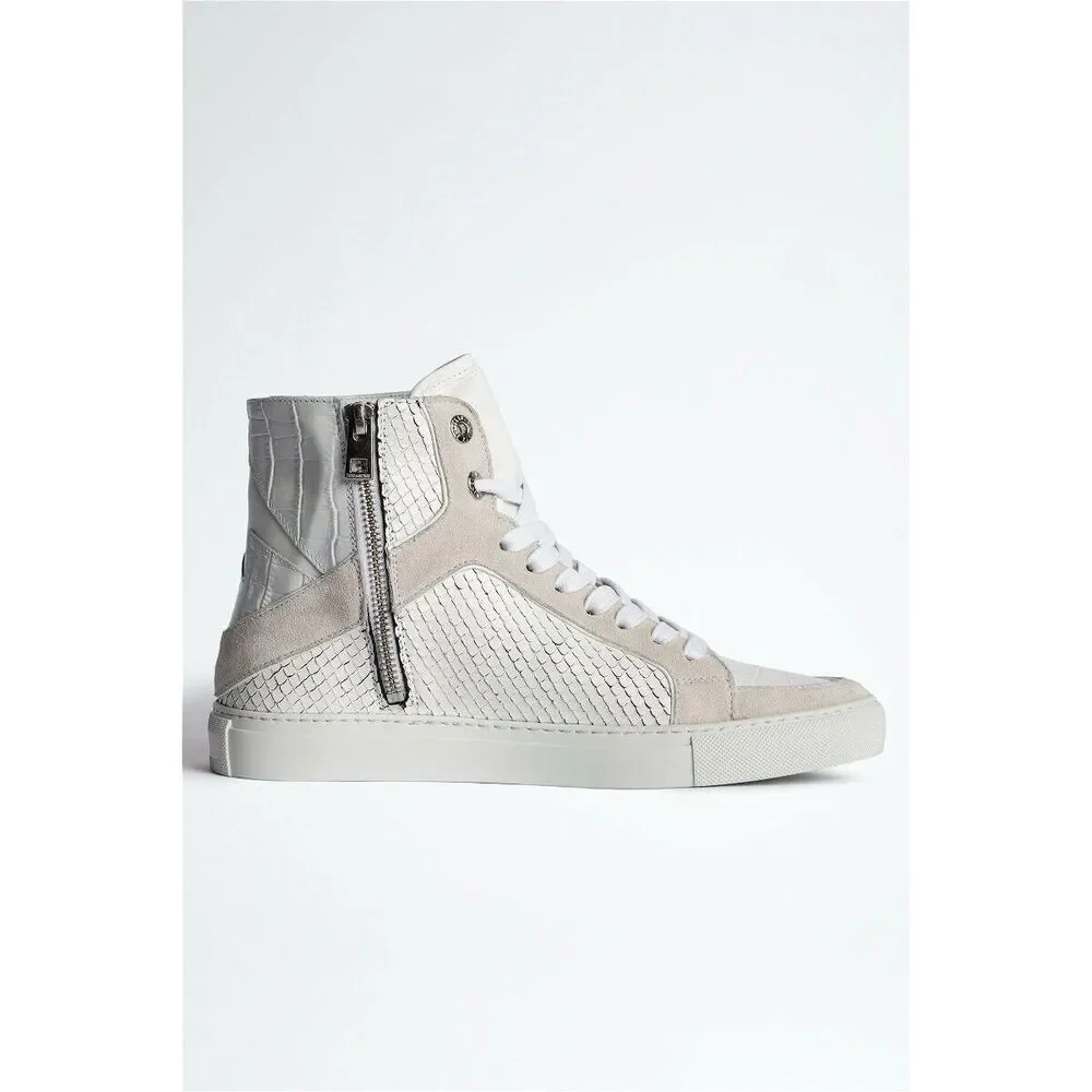 New Zadig & Voltaire High Flash Keith Sneakers Size 38